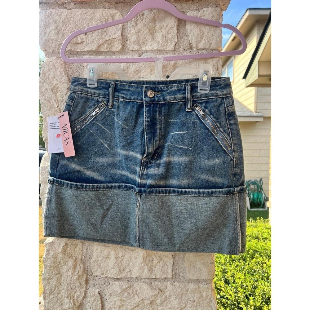 Micas Mini Jean Skirt